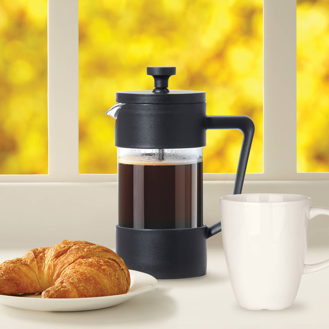 The Oggi Borosilicate Glass French Press Coffee Maker 350-ML